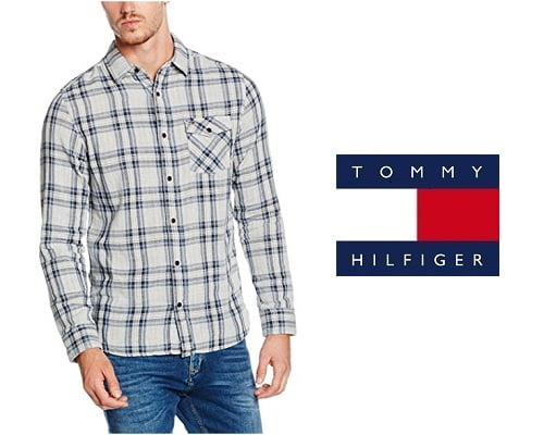 TOMA Camisa de algodón Tommy Hilfiger sólo 37,35 |